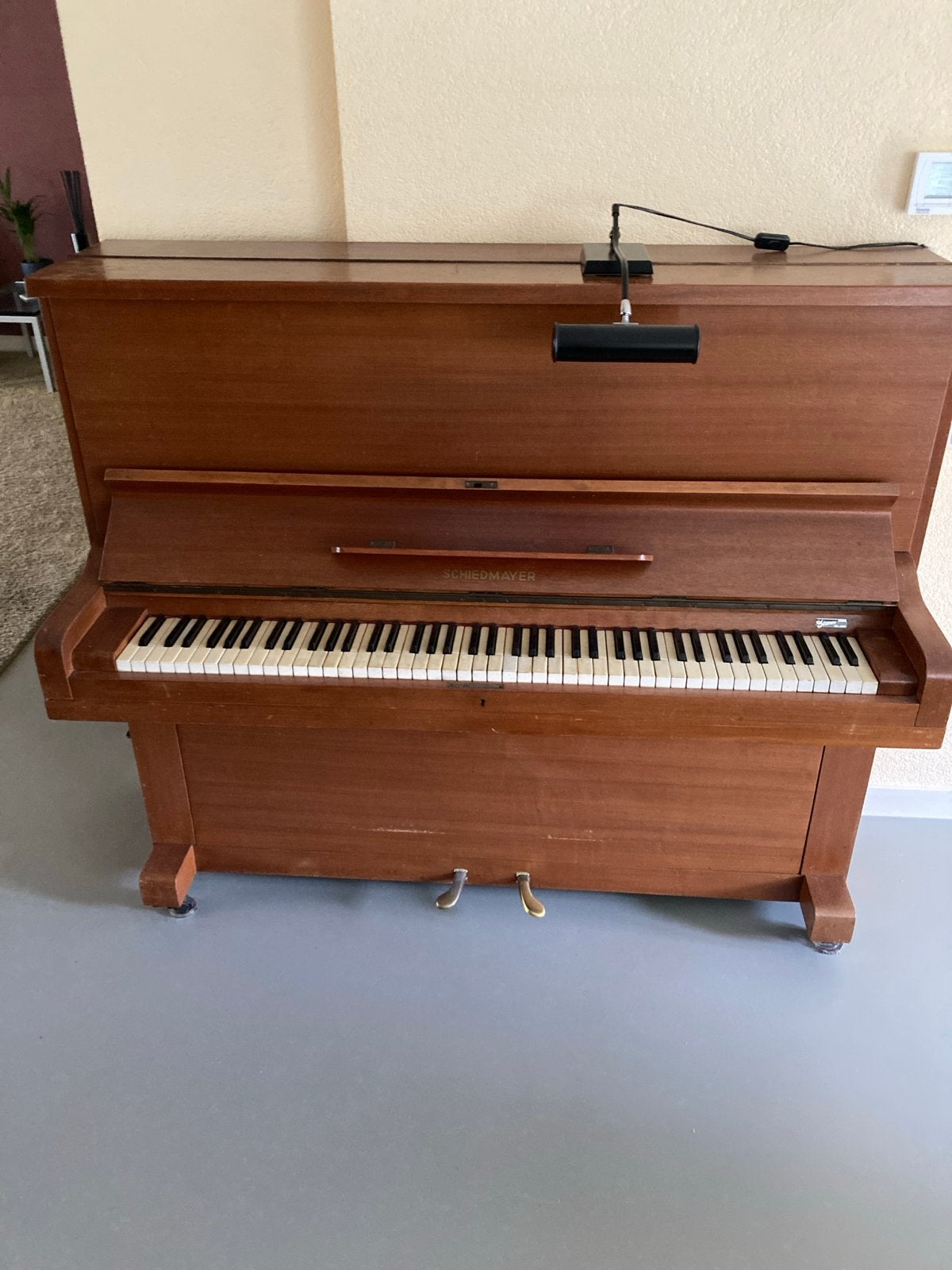 Schiedmayer Piano - Klassiek Houten Design, Ophalen, Gebruikt, Bruin, Piano