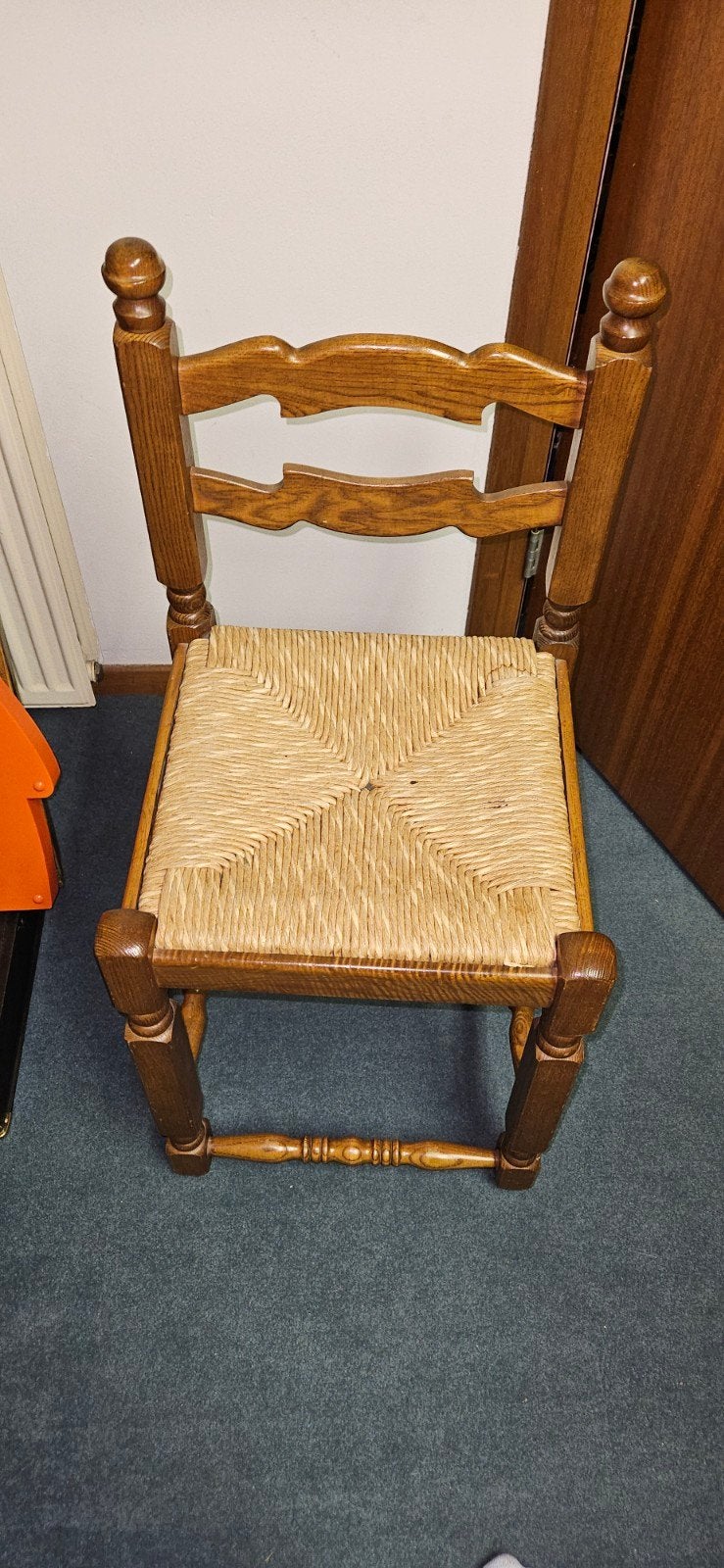 stoel 80 jaren., Huis en Inrichting, Ophalen, Gebruikt, Bruin, Eén