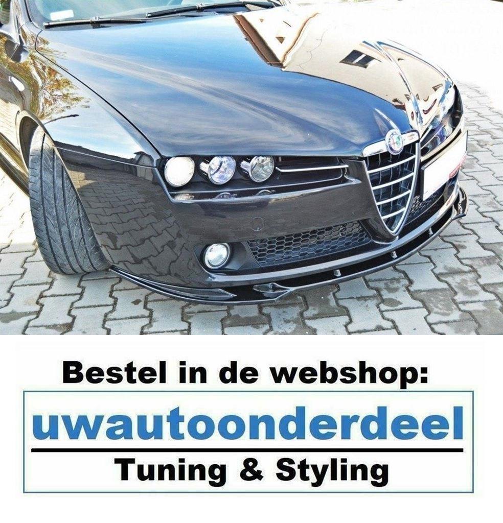 Spoiler Voorspoiler Lip Splitter Voor Alfa Romeo 159, Verzenden, Automotive Parts, A.parts@hotmail.nl, Trasmolenlaan 12 3447 GZ Woerden