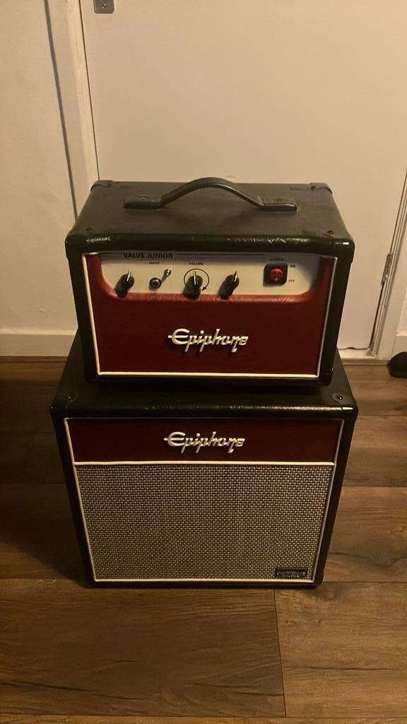 Epiphone Valve Jr. Head and Cab, Muziek en Instrumenten, Ophalen, Gebruikt, Gitaar, Minder dan 50 watt