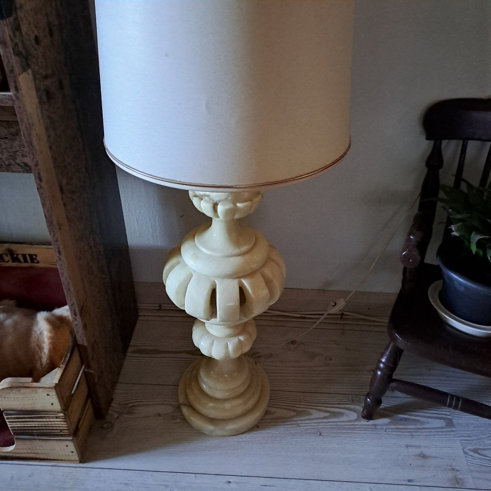 prachtige lamp van onyx, Ophalen