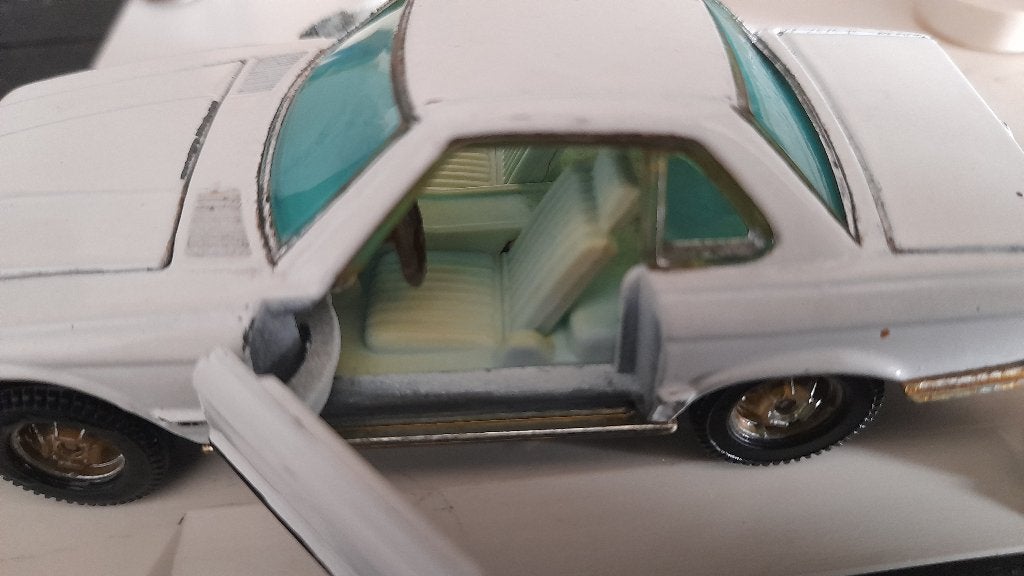 Corgi Toys Mercedes 350 SL, Hobby en Vrije tijd, Modelauto's | 1:43, Ophalen of Verzenden, Gebruikt, Auto, Corgi