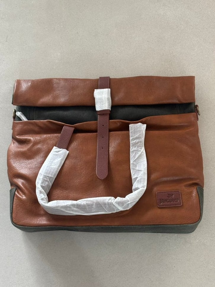 Vanguard rolltop laptop leren Rugzak - Nieuw, Overige merken, 25 tot 40 cm, Nieuw, Ophalen of Verzenden