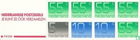 Postzegelboekje pb 33b Cijfer 1986 NL Postfris, Ophalen of Verzenden