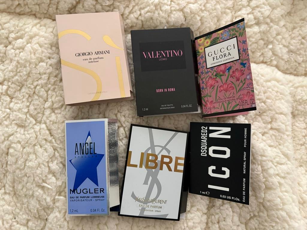 6 Luxe Parfum Samples - Ontdek Nieuwe Geuren, Sieraden, Tassen en Uiterlijk, Uiterlijk | Parfum, Nieuw, Ophalen of Verzenden