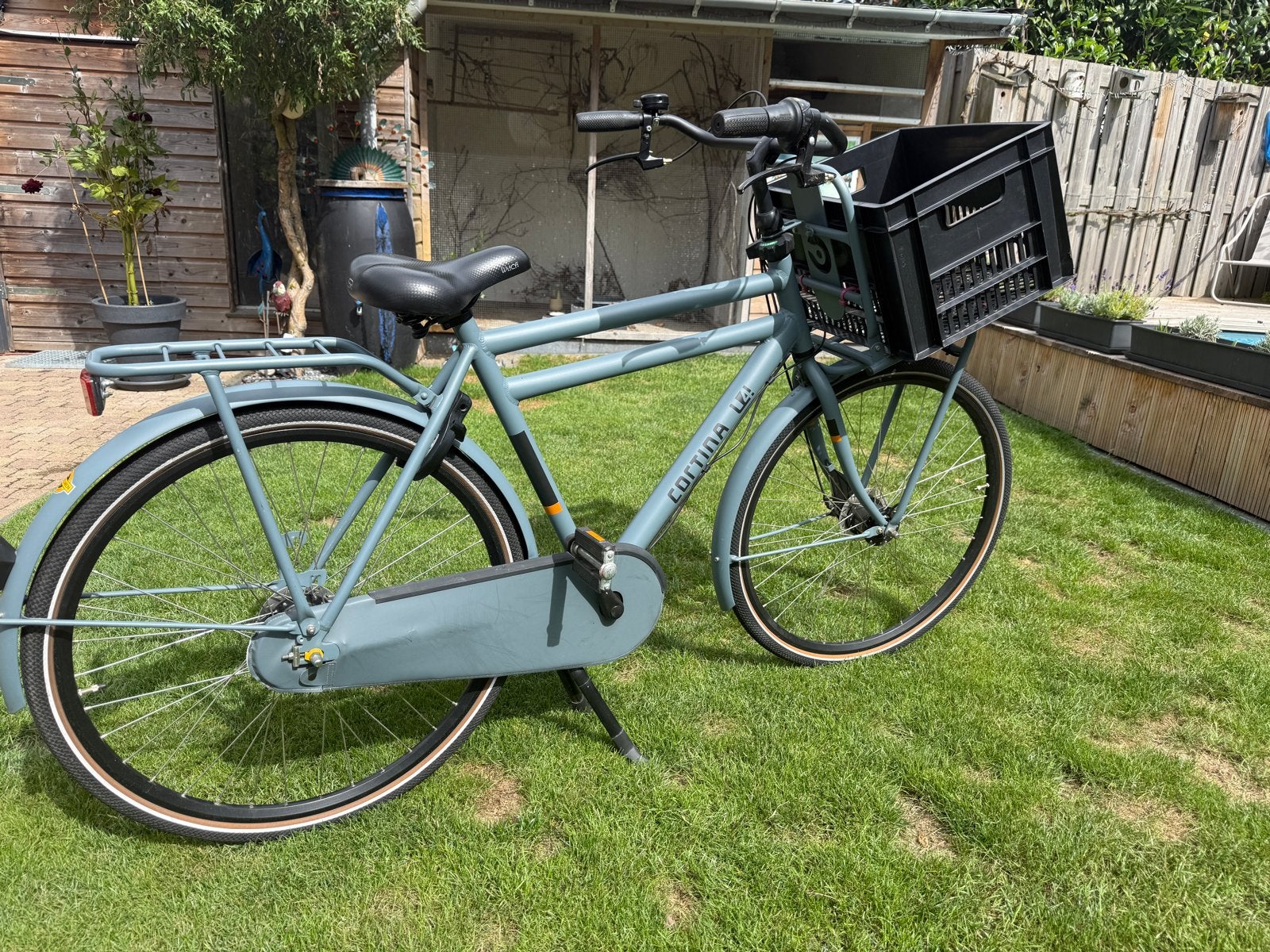 Cortina U4 Transportfiets - 28 inch, 50 cm frame, Fietsen en Brommers, Fietsen | Heren | Herenfietsen, Terugtraprem, Versnellingen