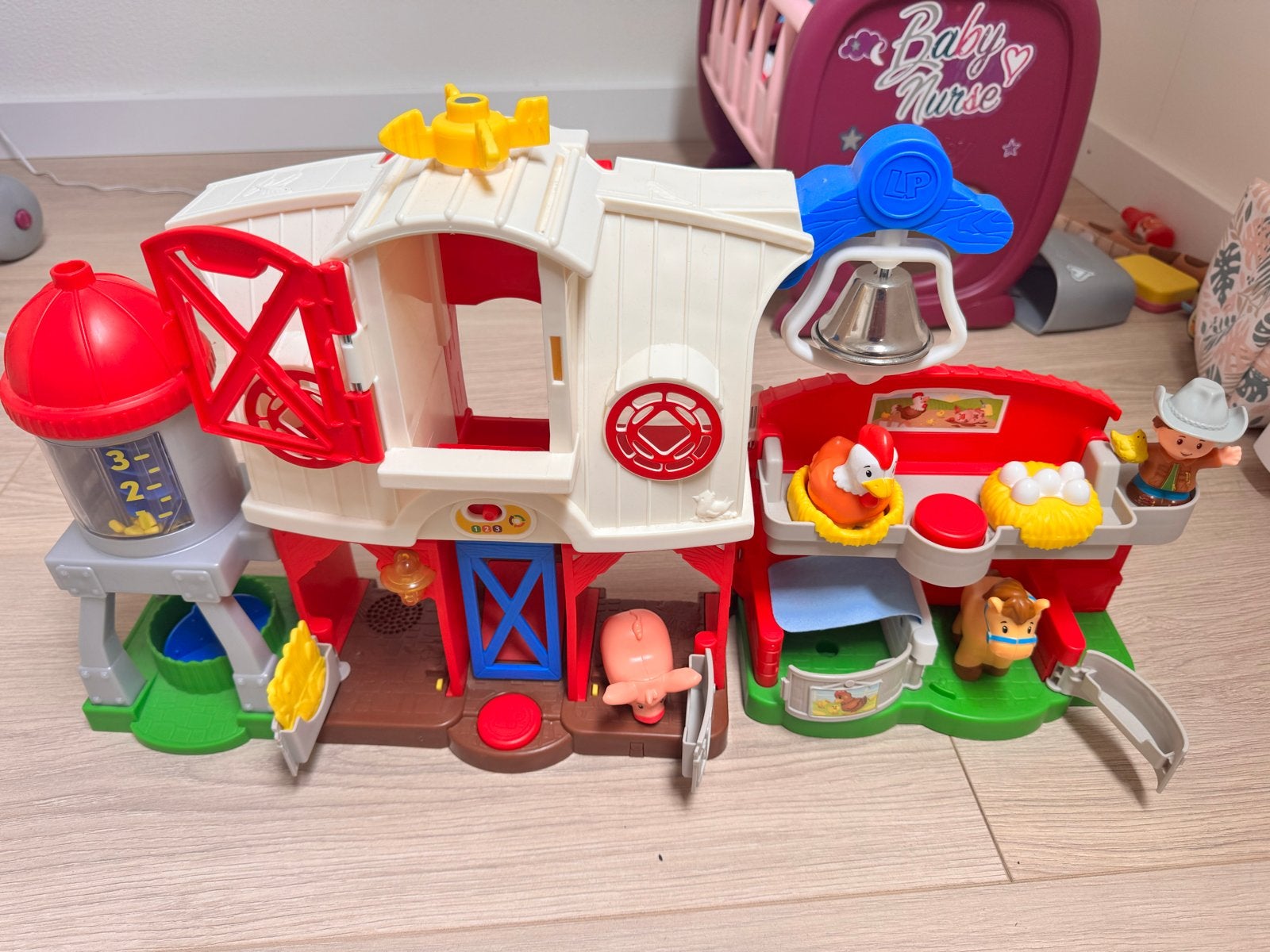 Fisher-Price Boerderij Speelset met Geluid en Figuren, Ophalen, Zo goed als nieuw, Overige typen, Met geluid