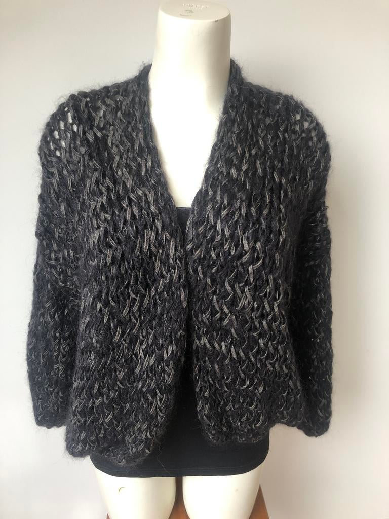 Kiro by kim wol wollig openvallend oversized vest, Maat 38/40 (M), Nieuw, Ophalen of Verzenden, X