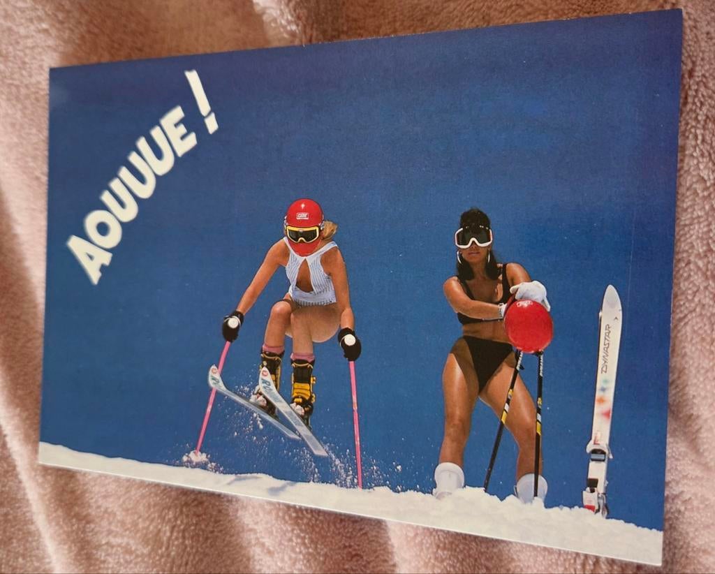 Sexy blote vrouwen in de sneeuw, Verzenden, 1980 tot heden, Ongelopen, Overige thema's