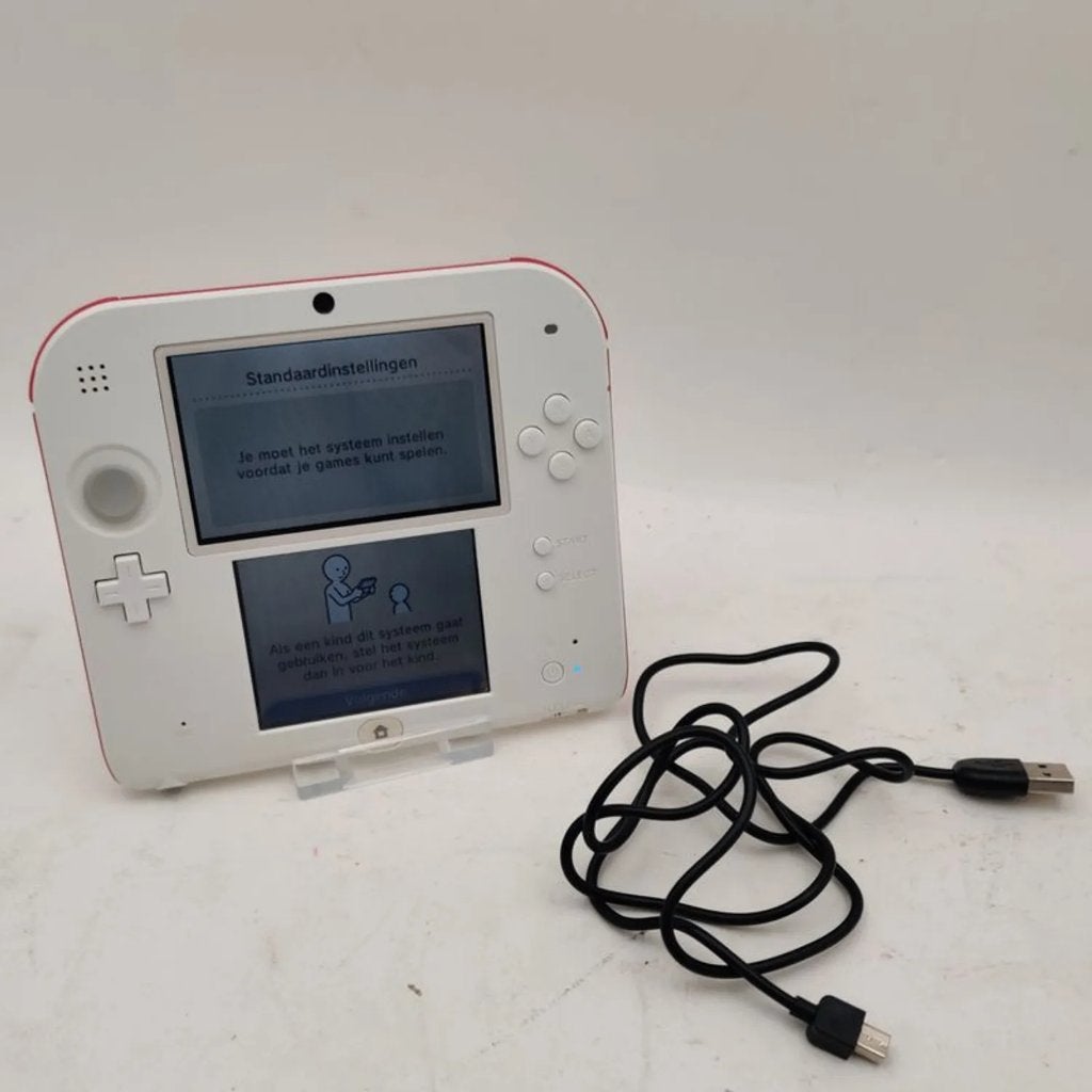 Nintendo 2DS wit/rood | Inclusief laadkabel nu voor €99.99, Spelcomputers en Games, N, N, Wit, 2DS