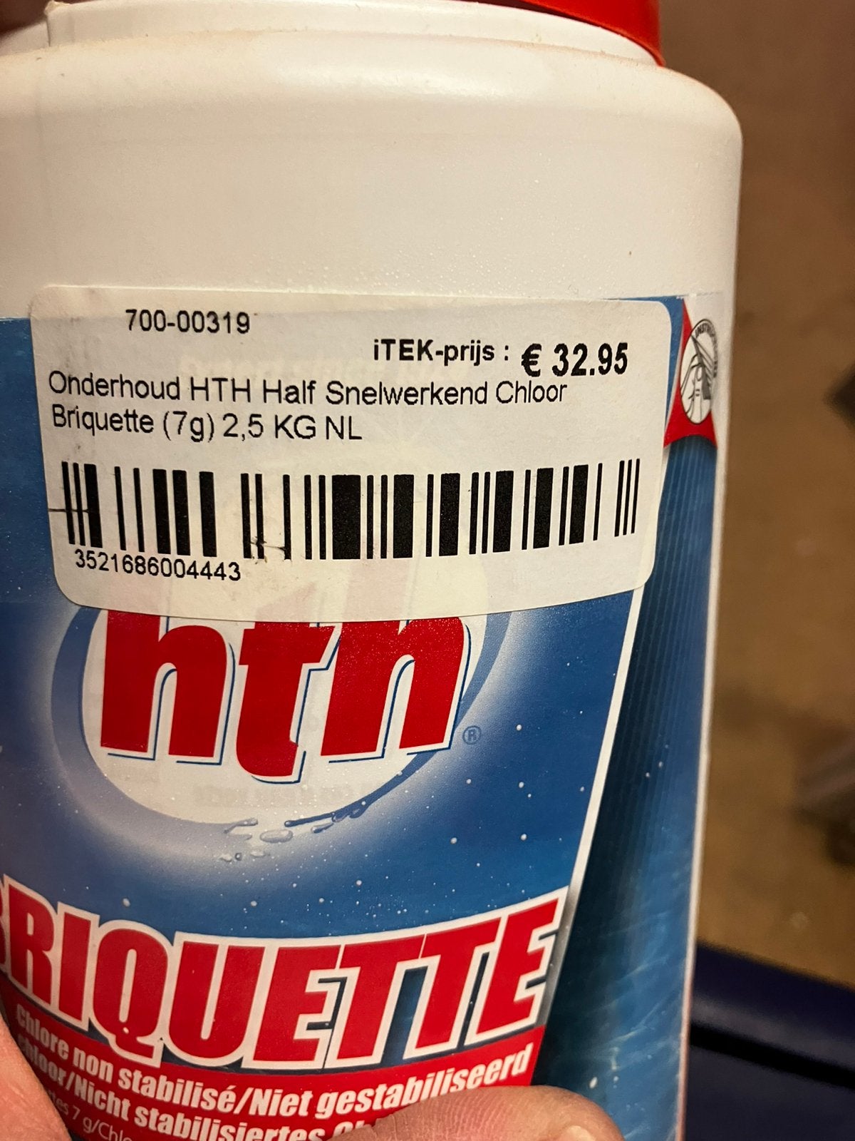 Te koop chloor tabletten voor het zwembad, Tuin en Terras, Zwembad-toebehoren, Ophalen, Zo goed als nieuw, Reinigingsmiddel