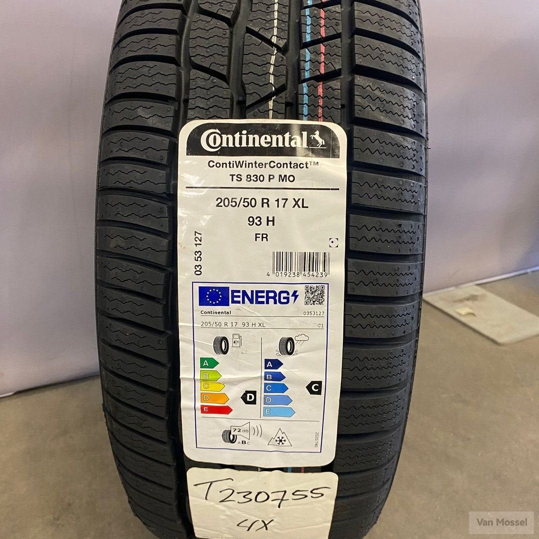 Continental ContiWinterContact TS830P 205/50/R17 93H, Gebruikt, -, -, 17 inch