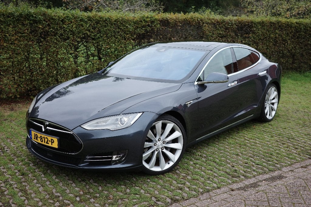 Tesla Model S 90D, 1e eig, Gratis Superchargen, MCU2, CCS, Auto's, Beige, Model S, 2084 kg, Elektrisch