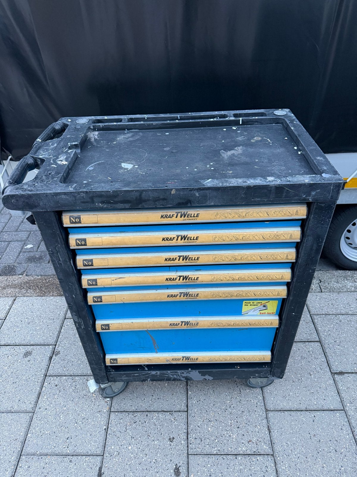 Gereedschapwagen Kraftwelle, Ophalen, Gebruikt, Gereedschapsopslag, Overige merken