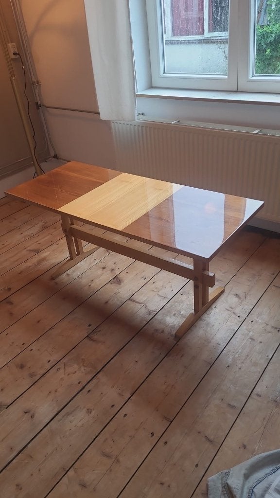 Retro Salontafel Hongaars Design, Huis en Inrichting, Tafels | Salontafels, Ophalen, Gebruikt, 100 tot 150 cm, Vintage, Deens design, retro