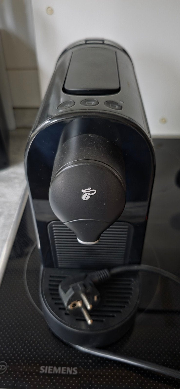 Tchibo Cafissimo Pure+ koffiecupmachine - Zwart, Ophalen of Verzenden, Nieuw, Koffiemachine