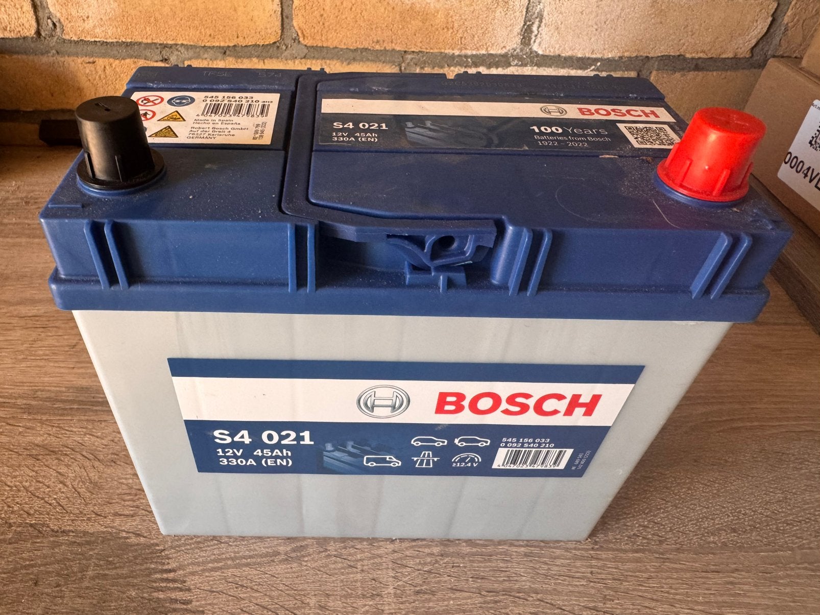 Bosch S4-021 12V 45Ah, Ophalen of Verzenden, Nieuw