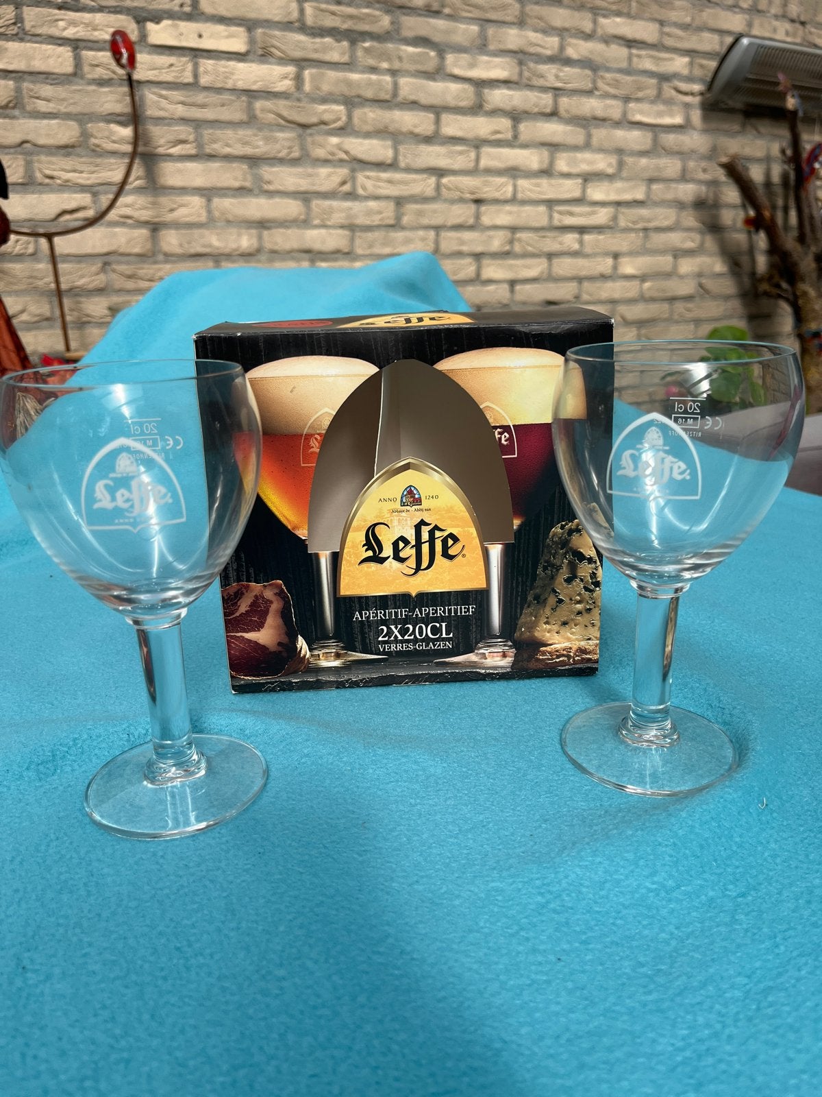 Leffe Aperitief Glazen Set - 2x20CL, Glas of Glazen, Overige merken, Nieuw, Ophalen of Verzenden