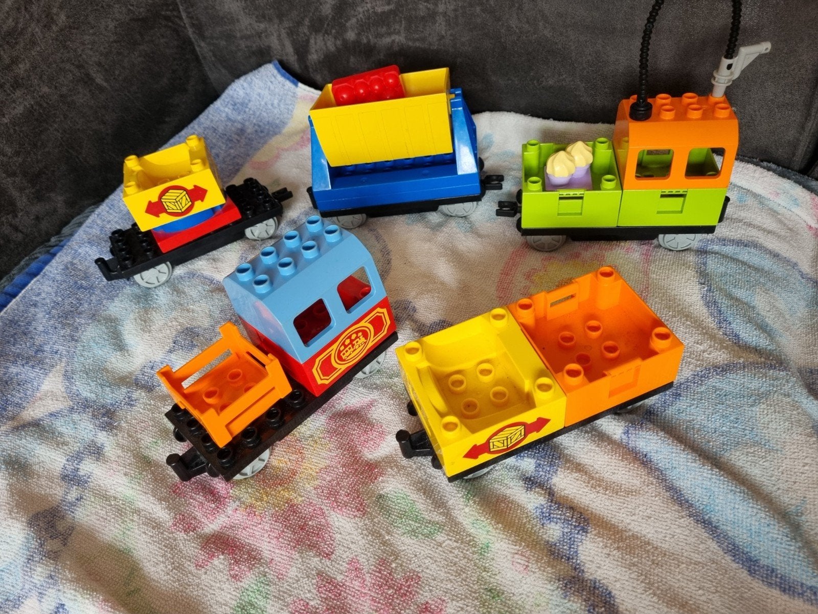 duplo trein wagons, Ophalen of Verzenden, Gebruikt, Duplo