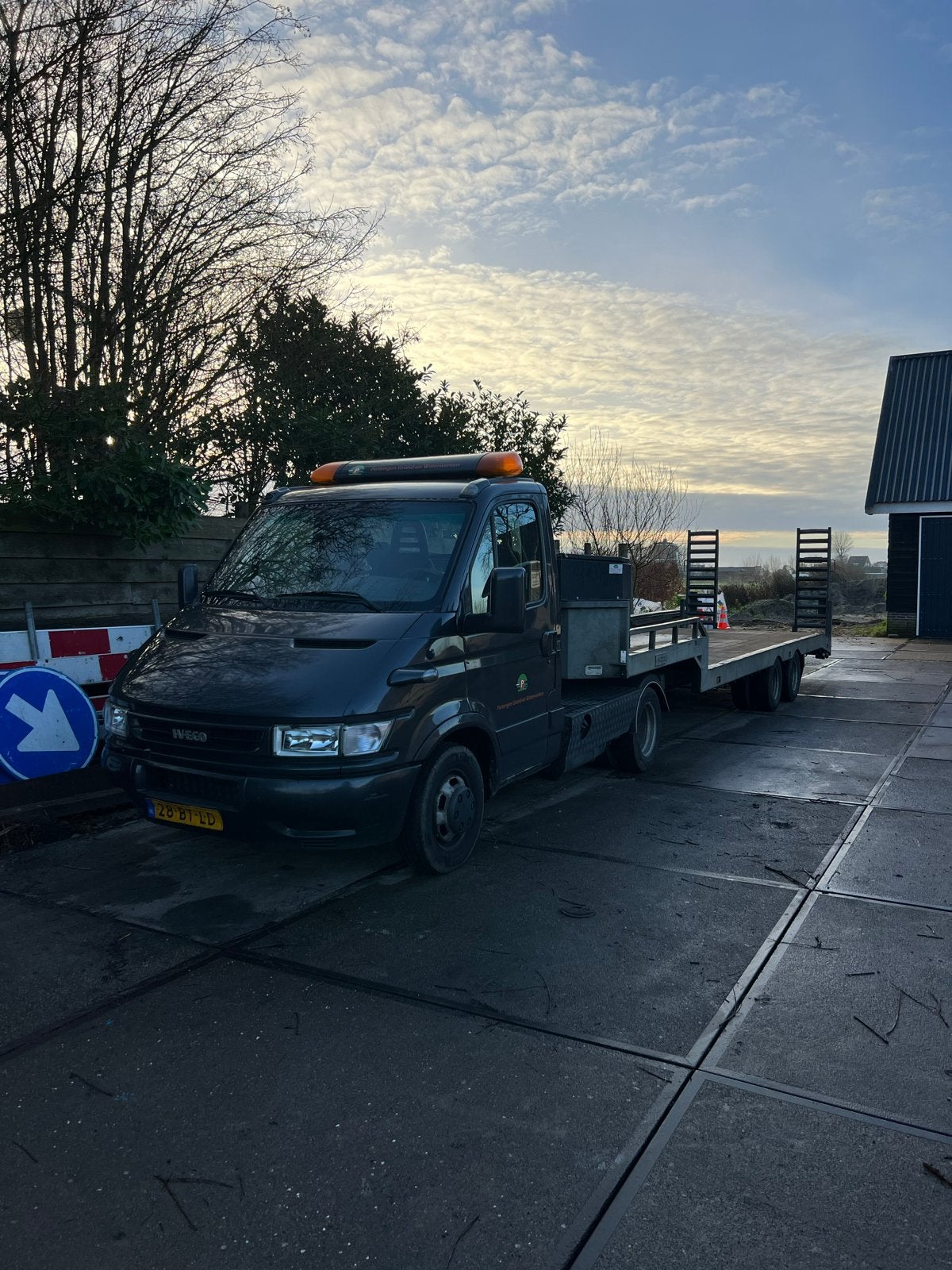 Iveco Daily BE combi met Veldhuizen trailer, Ophalen, Gebruikt