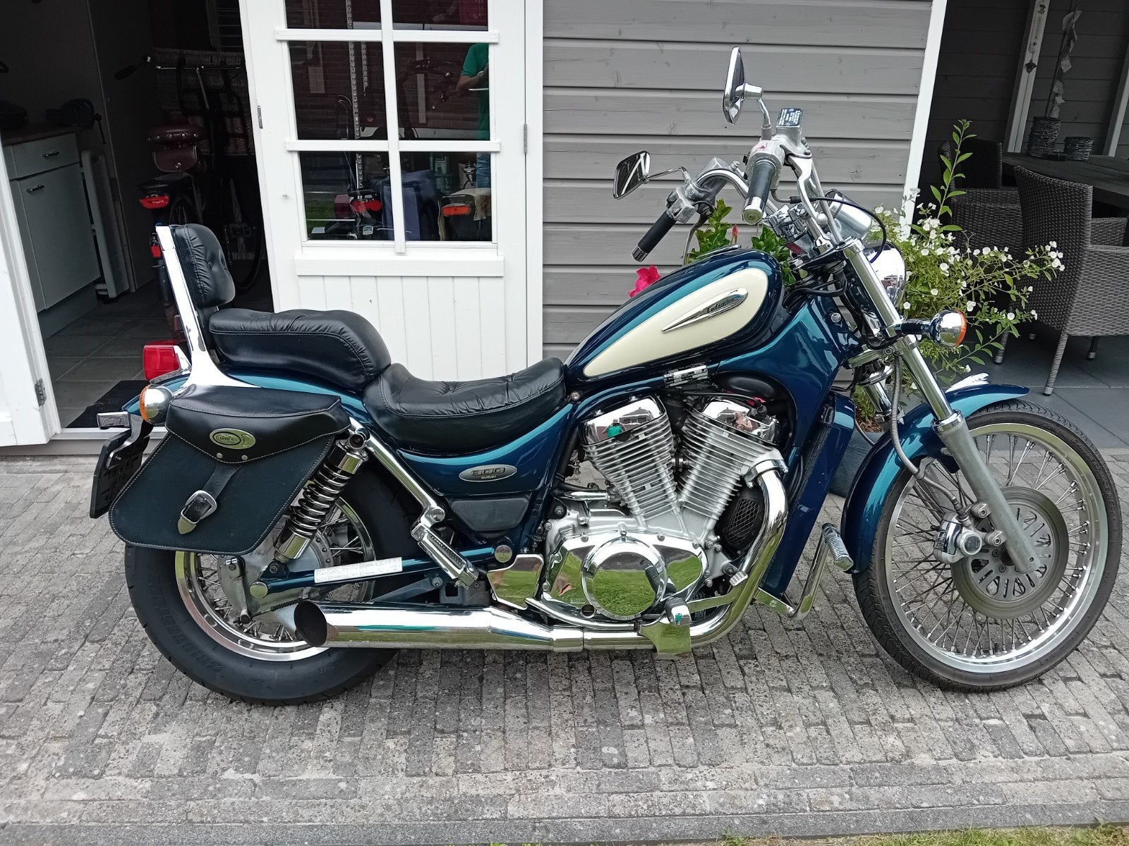 Suzuki Intruder VS 800 cc Chopper krachtige V- twin, blauw, Ophalen, Gebruikt