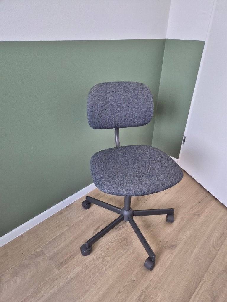 Ikea Bleckberget bureaustoel - grijs, Huis en Inrichting, Bureaustoelen, Ophalen, Zo goed als nieuw, Grijs, Bureaustoel