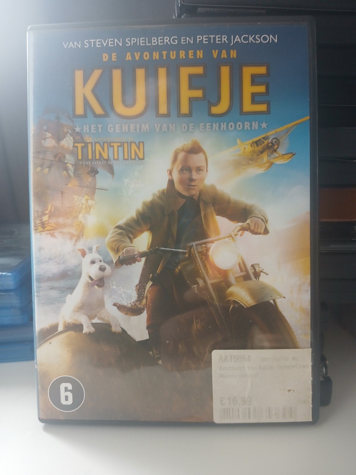 Kuifje: Het Geheim van de Eenhoorn (DVD), Animatie, Nederlands, Gebruikt, Bonusmateriaal