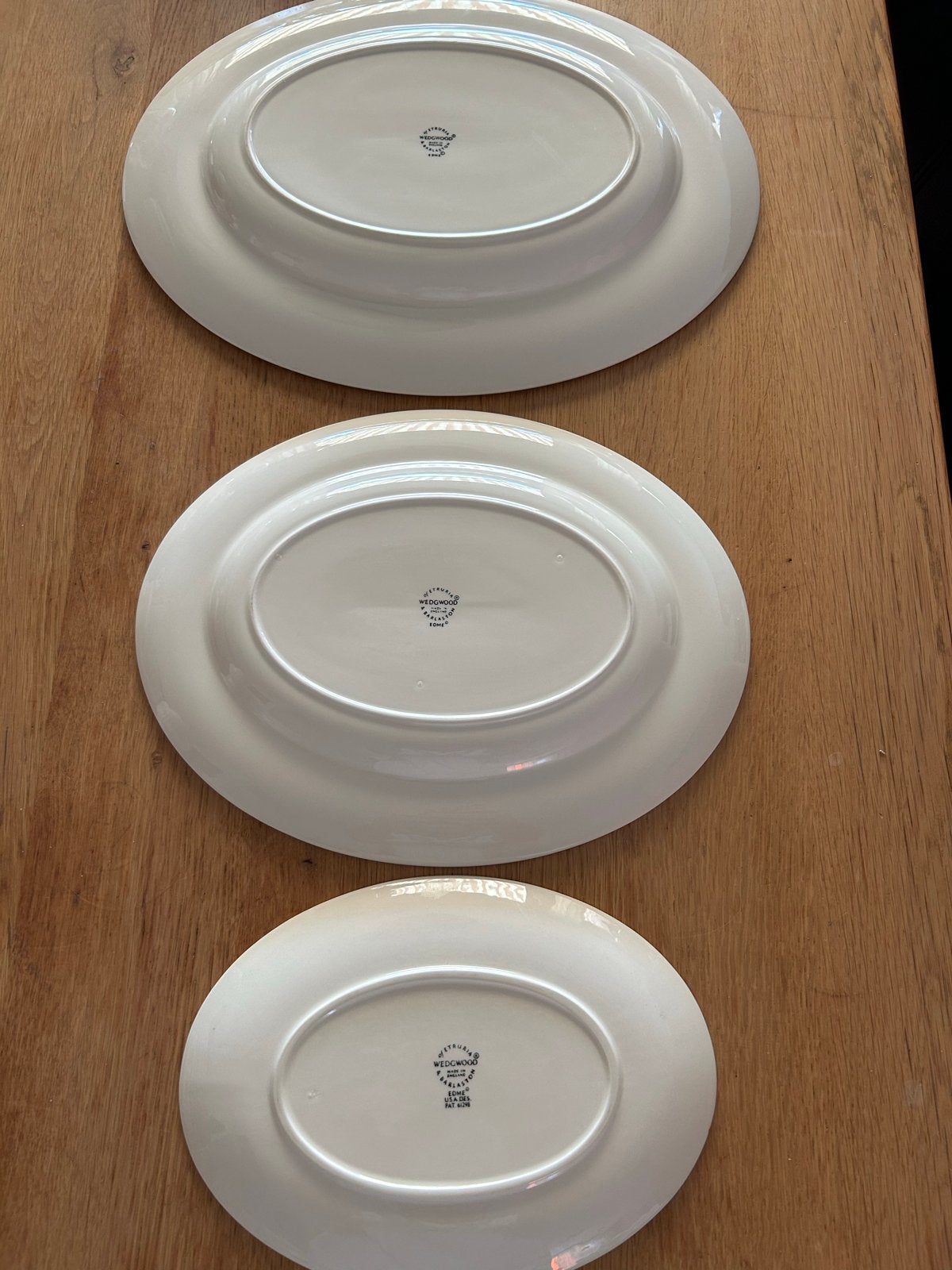 Wedgwood Edme Ovale Schalen - Set van 3, Ophalen, Wedgwood, Klassiek, Keramiek