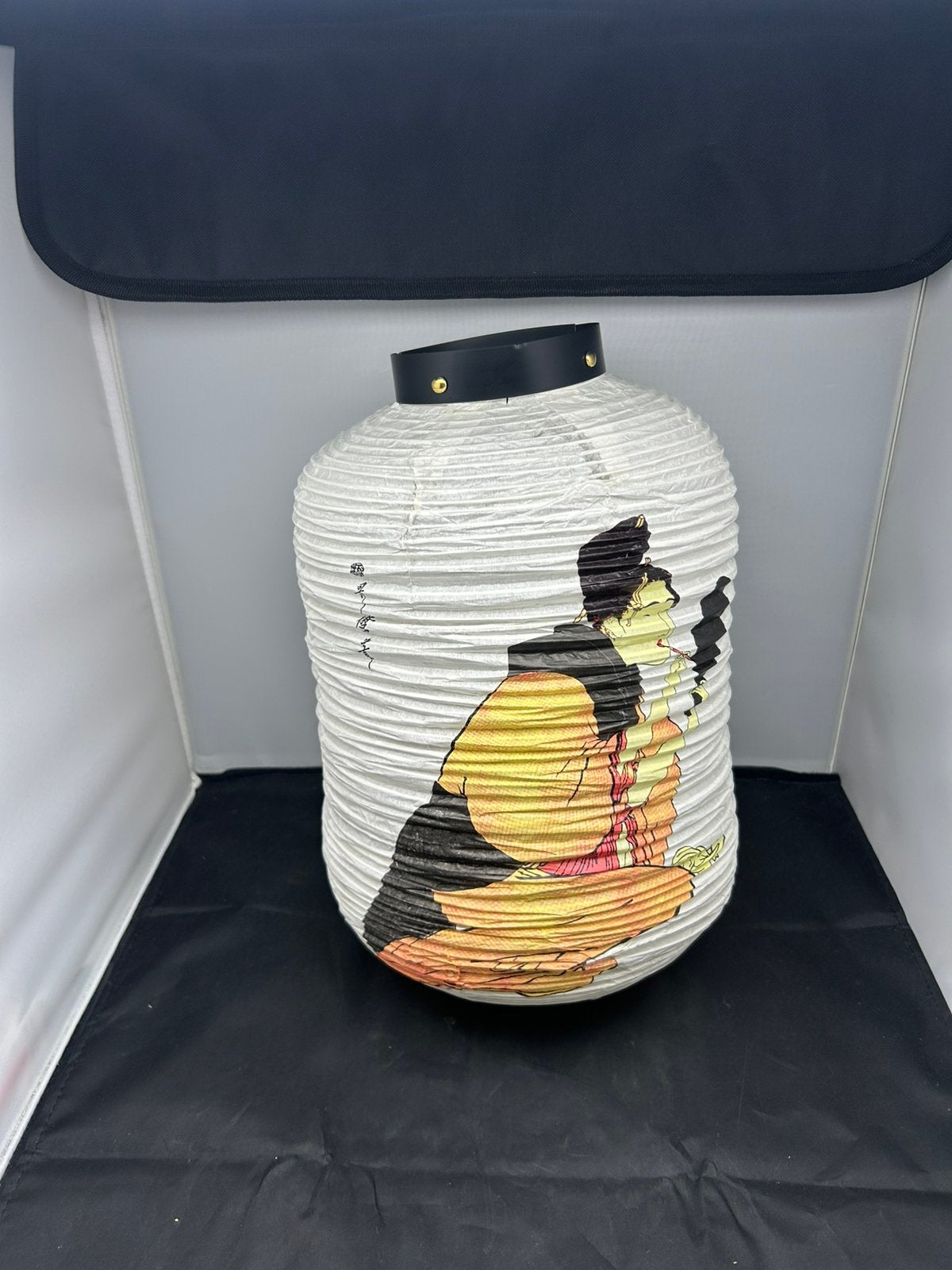 Japanse Chōchin Lampion - Ukiyo-e Geisha Utamaro Rijstpapier, Ophalen, Zo goed als nieuw