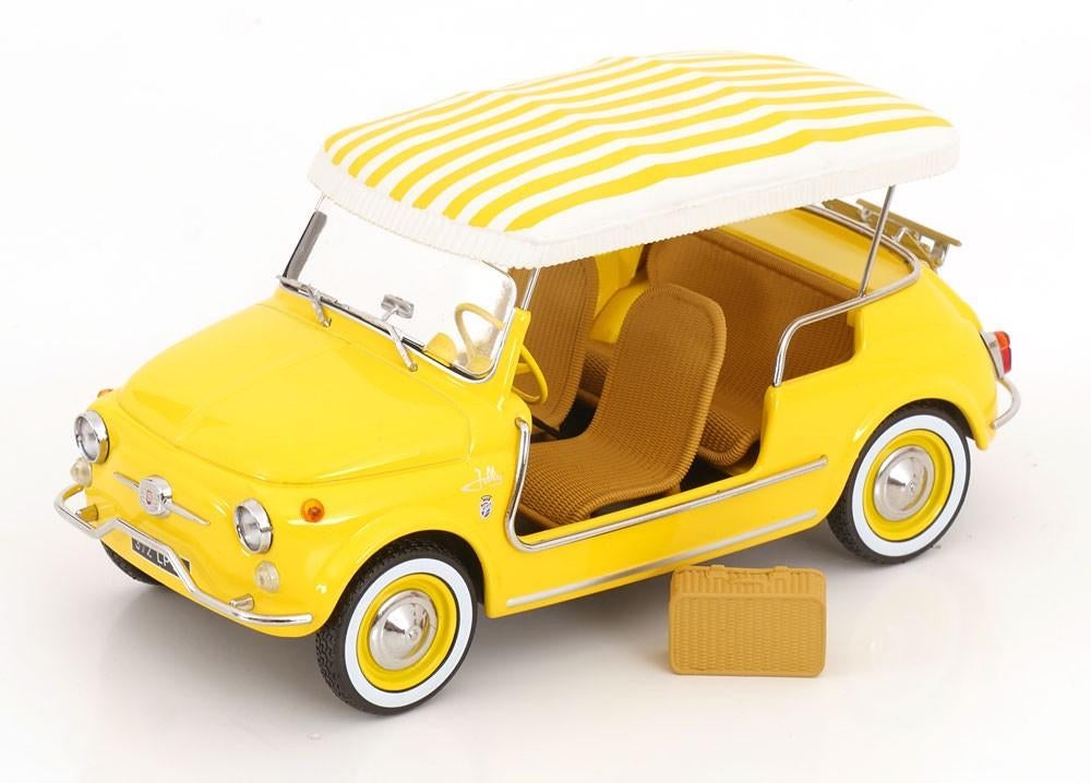 Fiat 500 "Jolly" 1965 Geel 1-18 Norev, Hobby en Vrije tijd, Modelauto's | 1:18, Tschuiten@hotmail.com, Auto, Frankrijk, Norev