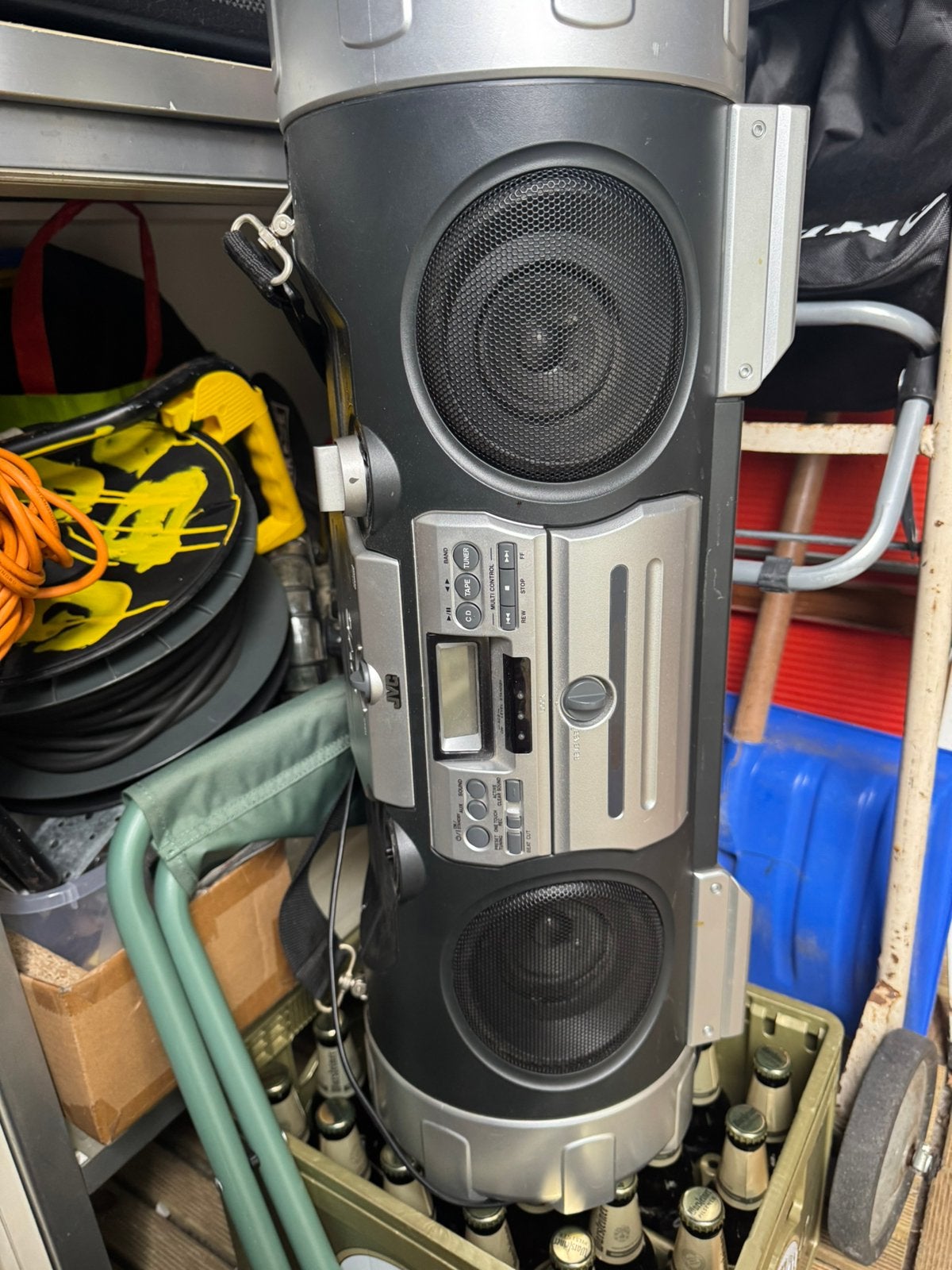 JVC RV-B99BK Kaboom Boomblaster Boombox, Ophalen, Zo goed als nieuw
