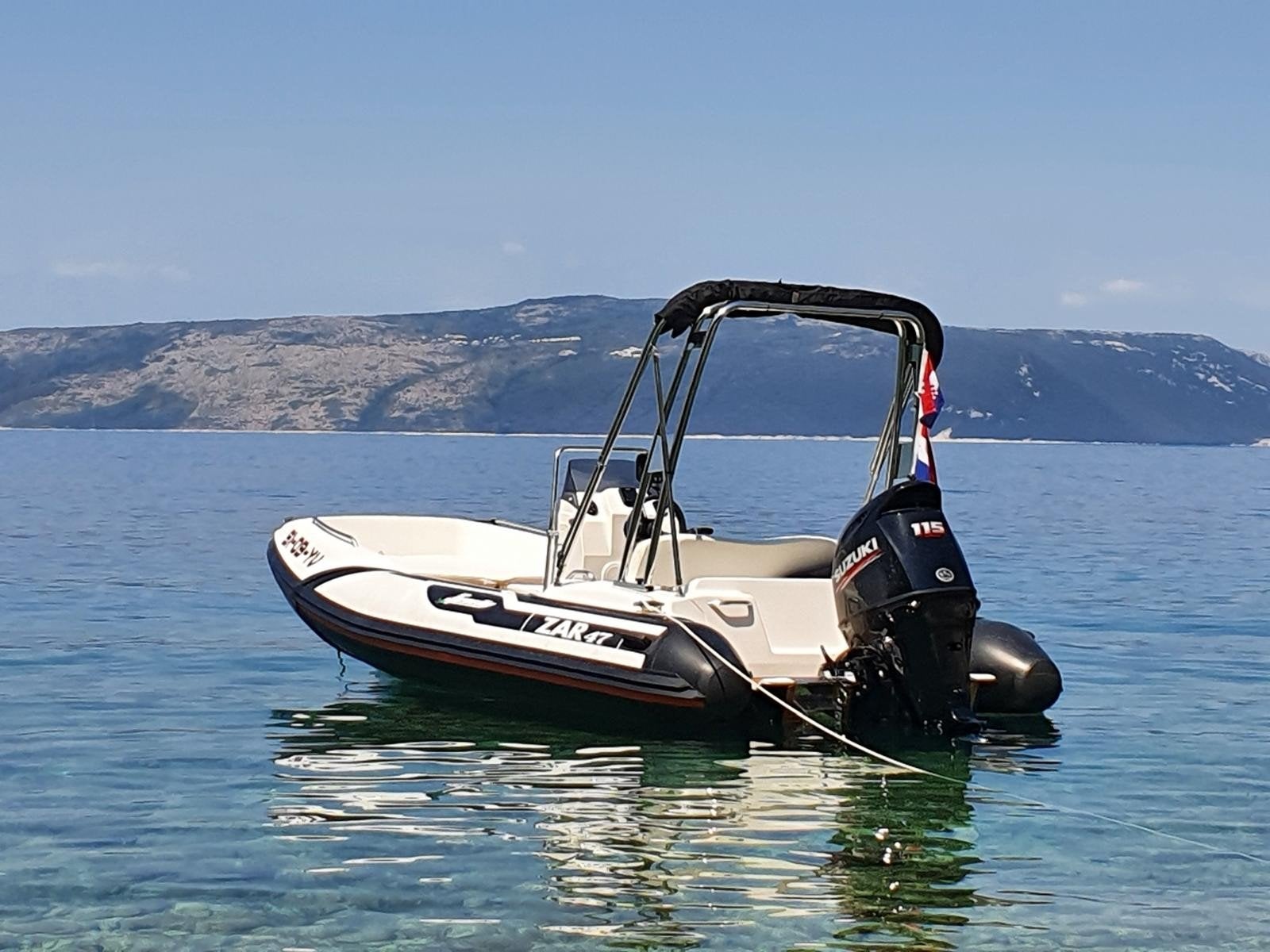 ZAR 47 Formenti RIB met Suzuki buitenboordmotor 115 PK, Ophalen, Overige merken, Gebruikt, Tot 1.00 meter