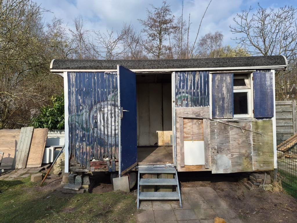 Oude schaftkeet / bouwkeet - opknapper, Doe-het-zelf en Verbouw, Overige Doe-het-zelf en Verbouw, Ophalen of Verzenden