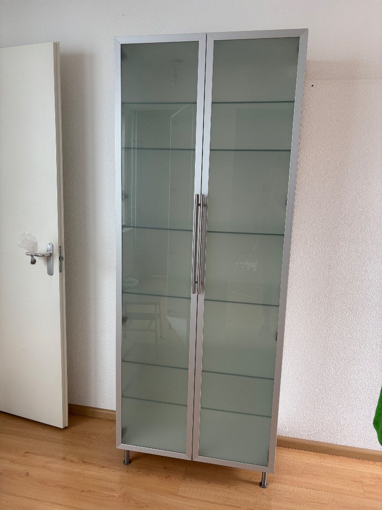 2x Vitrinekast/ servieskast IKEA, Ophalen, 50 tot 100 cm, Zo goed als nieuw, 150 tot 200 cm