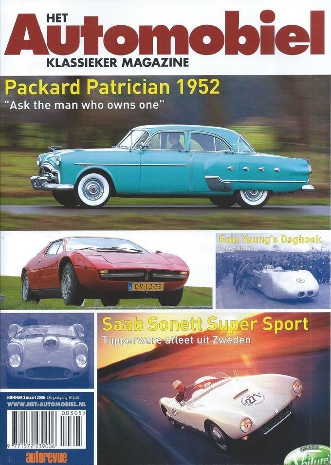 Automobiel 3 2005 : Packard Patrician 400 - Maserati Merak, Ophalen of Verzenden, Gelezen, Algemeen