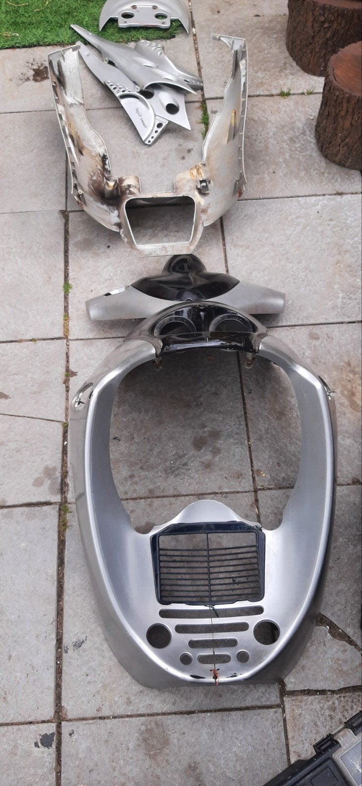 kappenset malaguti 1999 ook cockpit en verlichting enzovoort, Ophalen of Verzenden, Gebruikt, Overige typen, Overige merken