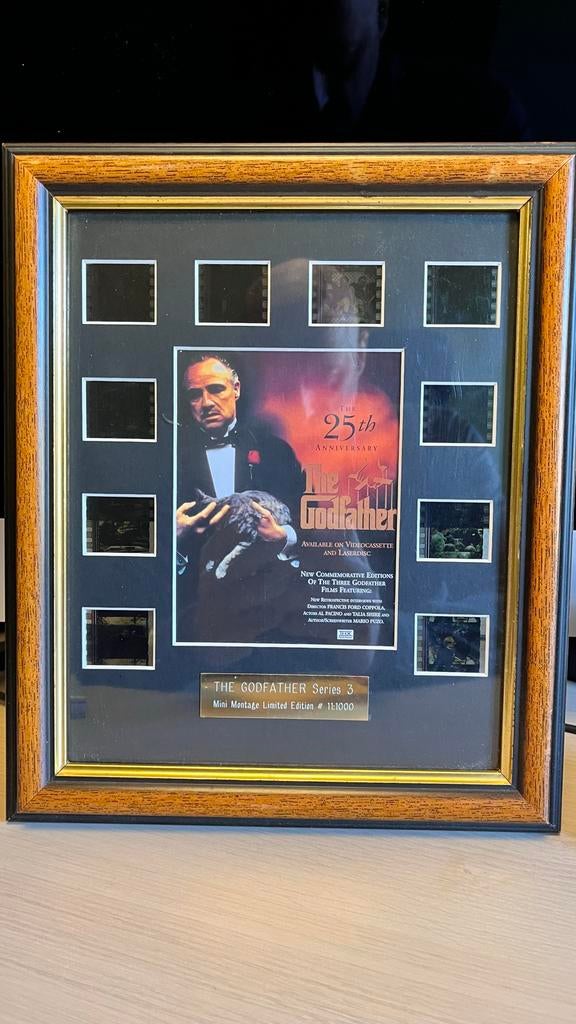 The Godfather Filmfragmenten Lijst - Limited Editie 11/1000, Ophalen of Verzenden, Zo goed als nieuw, Film, Overige typen