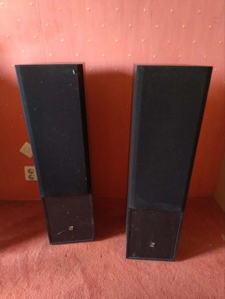 2 Elac ELT 10 luidsprekers, Ophalen, 60 tot 120 watt, Front, Rear of Stereo speakers, Overige merken