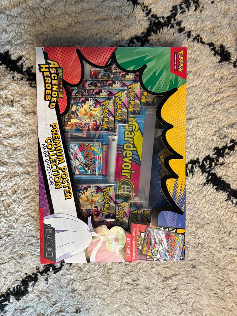 Mega Evolution Ascended Heroes Poster Mega Gardevoir, Ophalen, Nieuw, Meerdere kaarten, Foil
