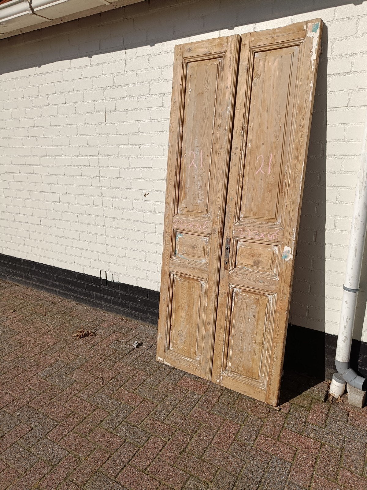 Paneeldeuren kastdeuren oude deuren, Ophalen