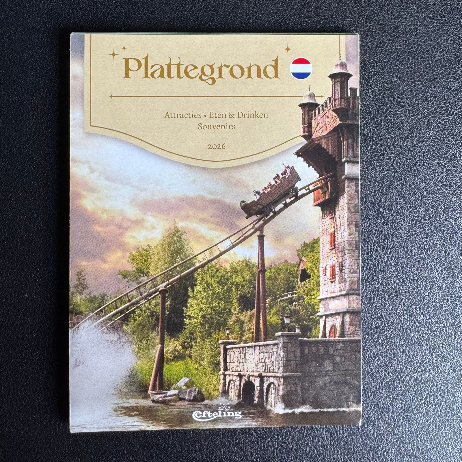 Efteling Park Plattegrond 2026 - Nederlands, Verzenden, Zo goed als nieuw, Overige typen