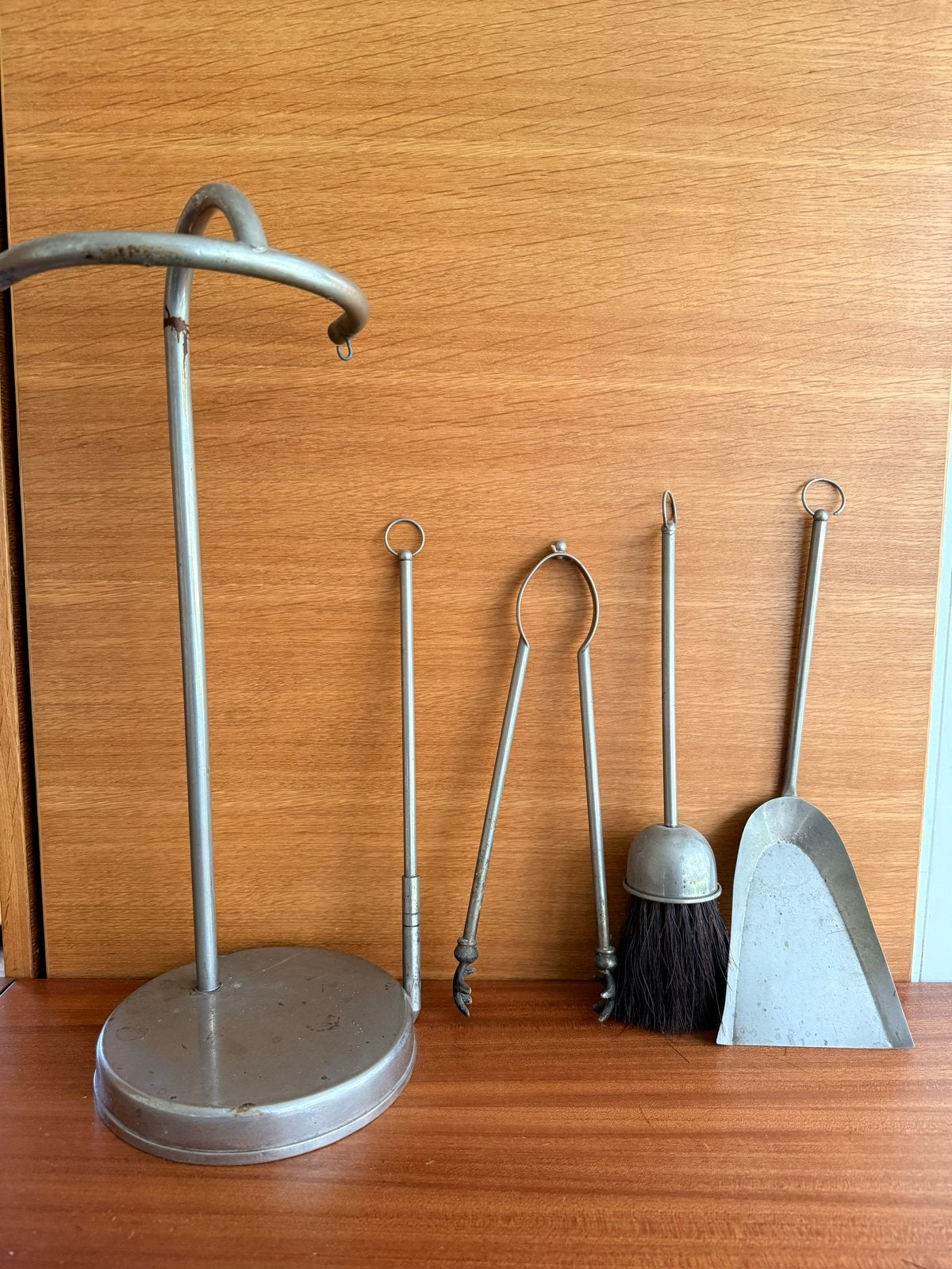 Art Deco Haardstel - Vintage Haardgereedschap, Ophalen of Verzenden, Gebruikt