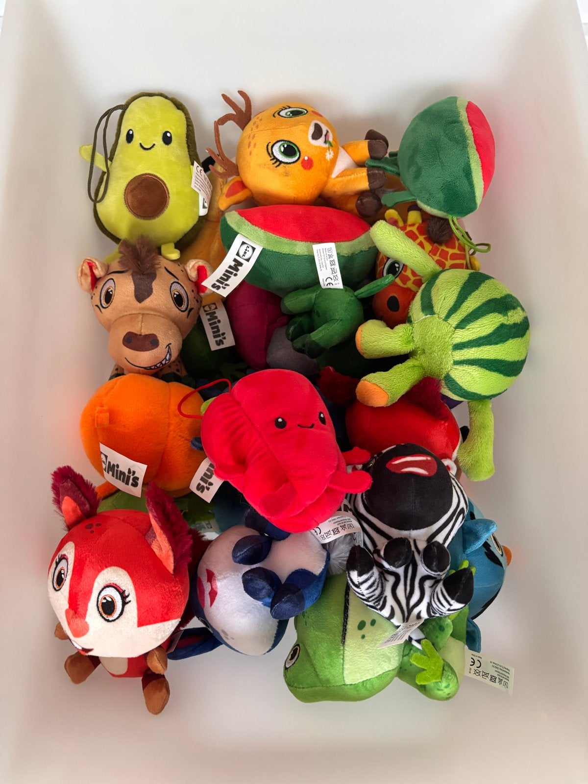 Grote verzameling Lidl Mini's knuffels, Ophalen, Gebruikt, Middelgroot (20 tot 80 cm), Wasbaar