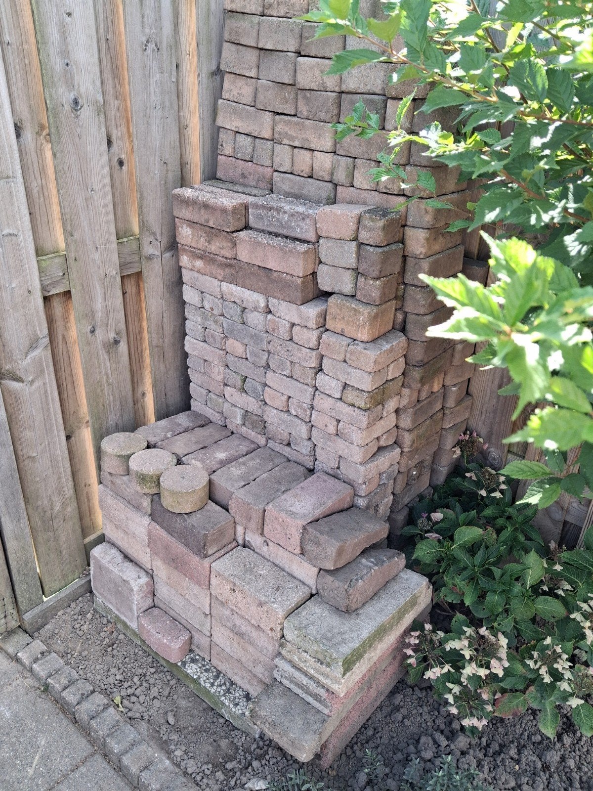klinkers sierbestrating Gratis, Ophalen, Gebruikt, Beton, Klinkers