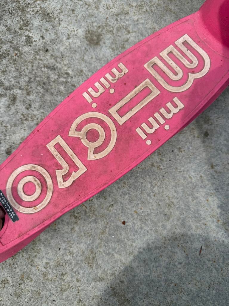 Roze Micro Mini Step voor Kinderen, Fietsen en Brommers, Steps, Ophalen of Verzenden, Gebruikt, Gewone step