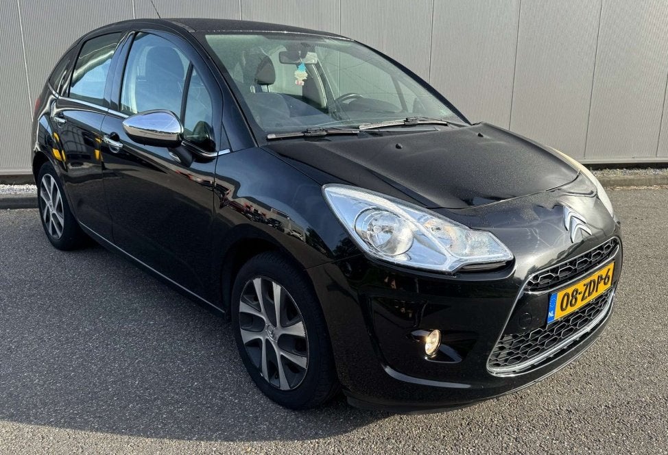 Citroen C3 1.6 HDI CHROME CLIMA CRUISE BT, Auto's, Euro 5, Gebruikt, 4 cilinders, Zwart