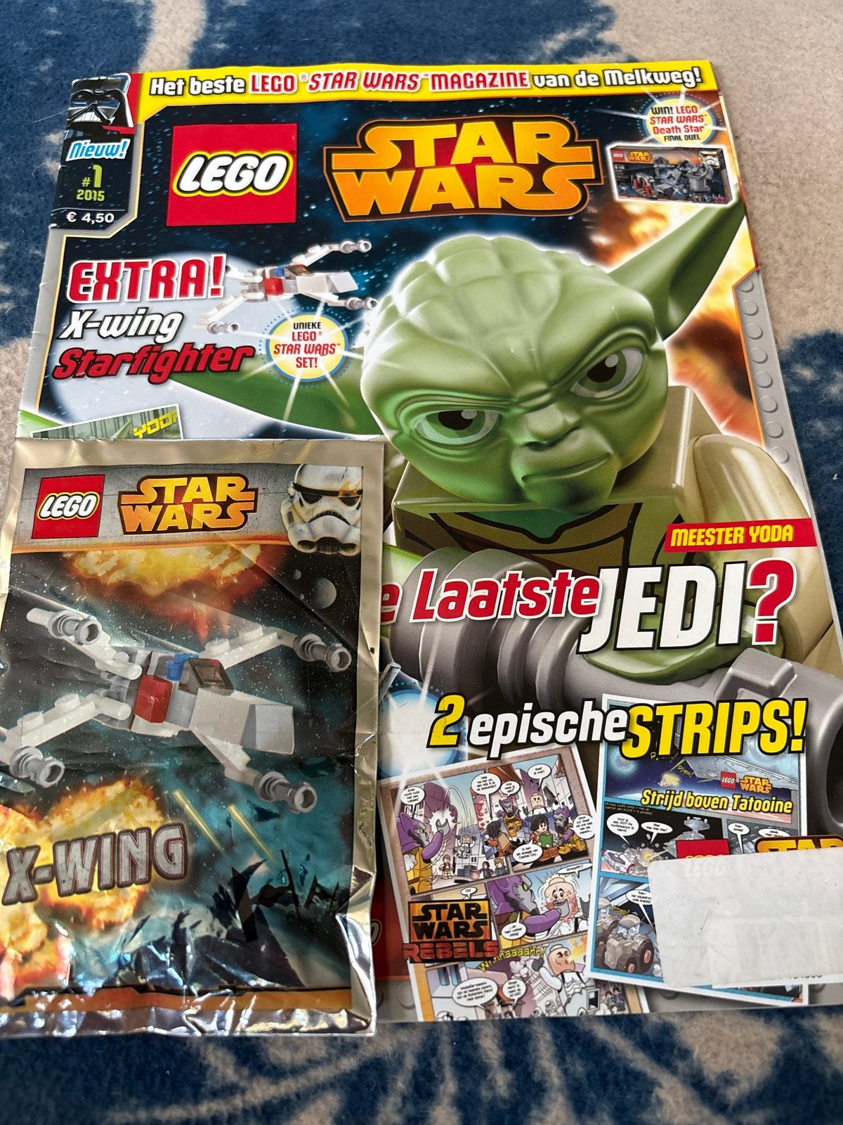 LEGO Star Wars Magazine #1 (2015) met X-wing Starfighter, Ophalen of Verzenden, Zo goed als nieuw