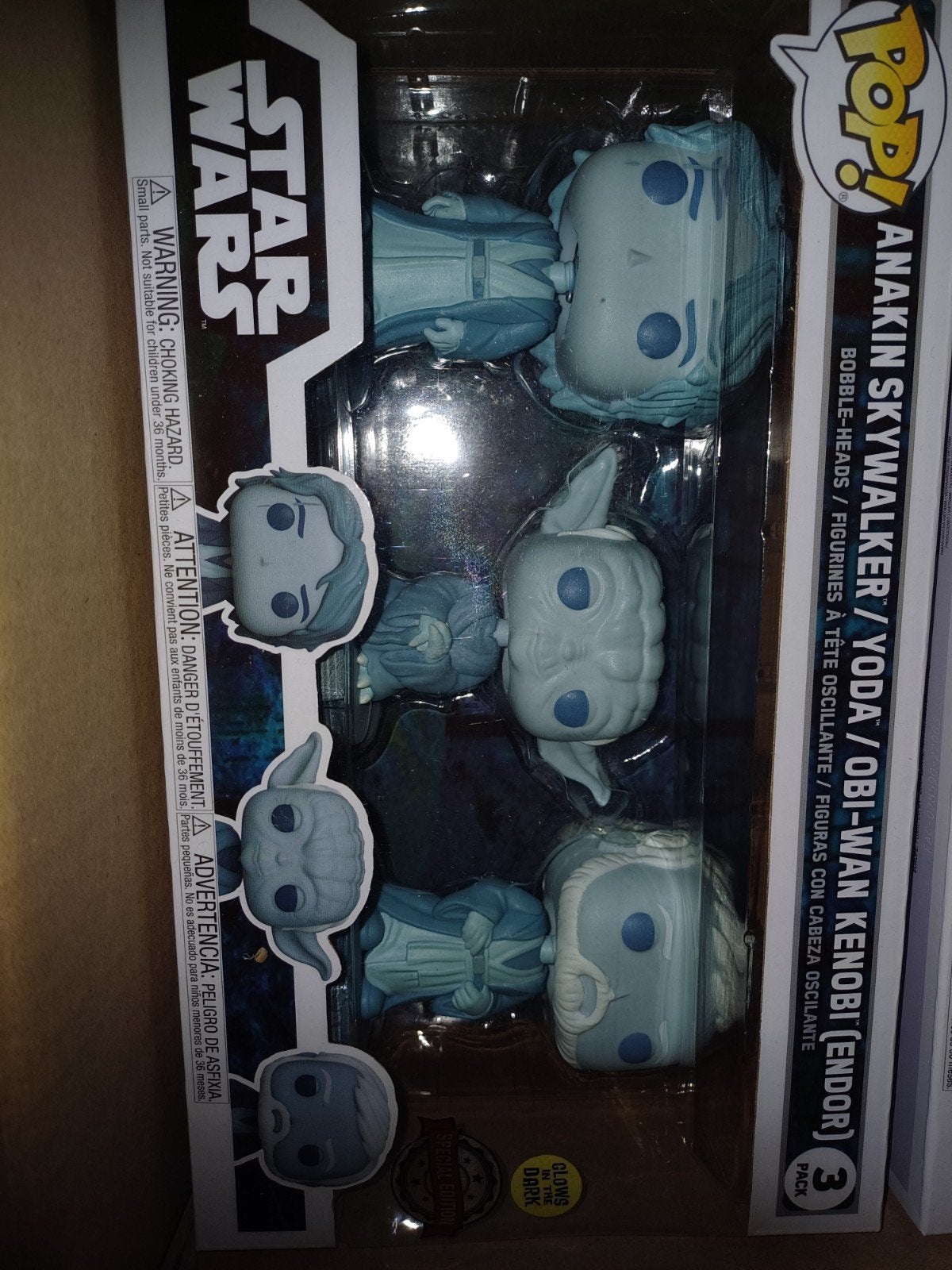 Funko Pop! 3pack: Star Wars – Anakin Skywalker / Yoda & Obi-, Ophalen of Verzenden, Nieuw