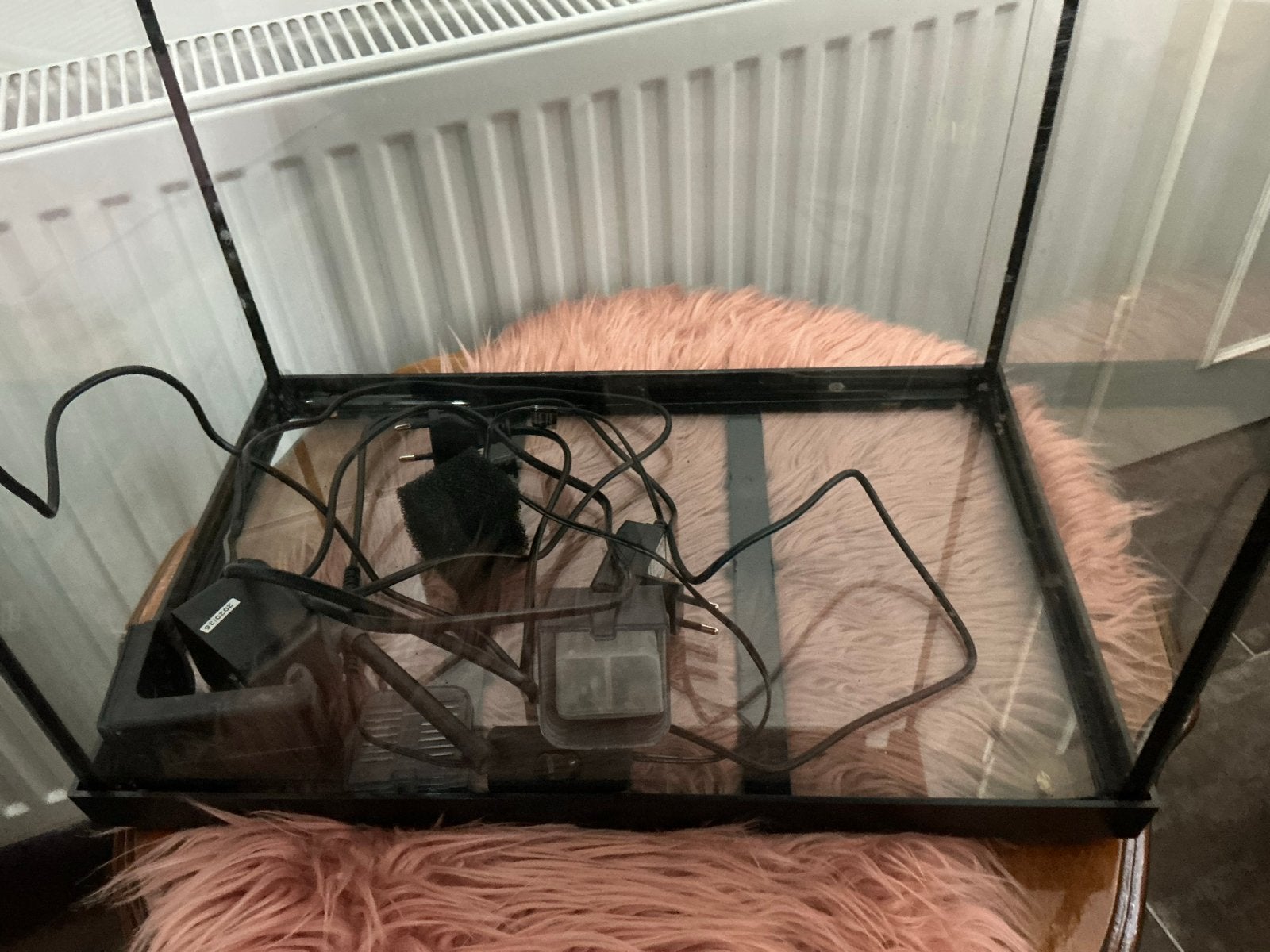 Mooi Compleet SuperFish Aquarium met LED & Verwarming – Zgan, Ophalen, Zo goed als nieuw, Leeg aquarium
