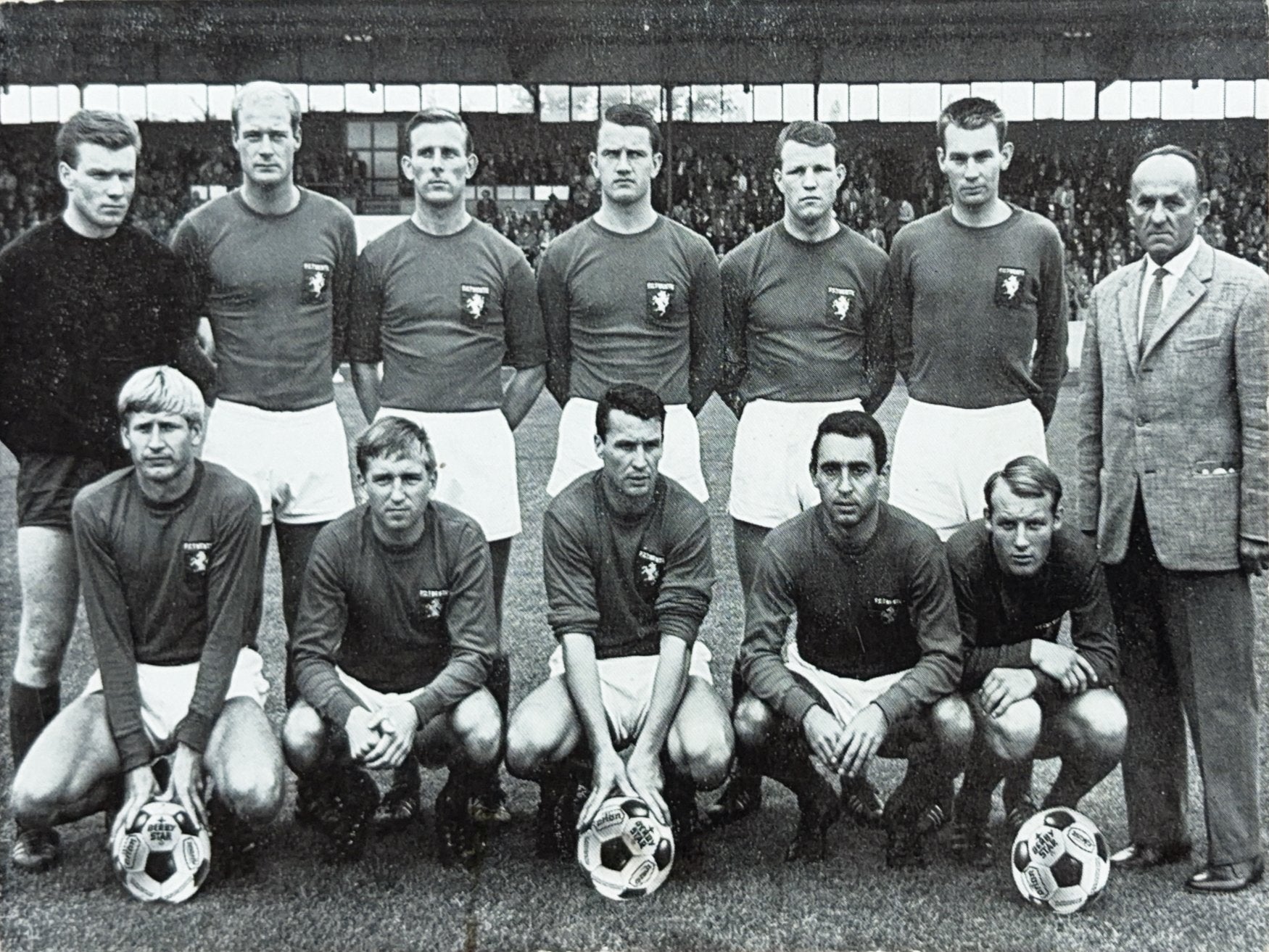 Elftalkaart FC Twente Enschede - seizoen 1965/1966, Ophalen of Verzenden, Zo goed als nieuw, F.C. Twente, Spelerskaart